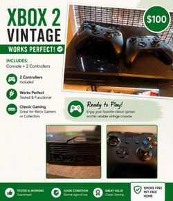 XBOX 2 vintage