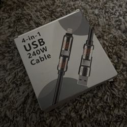 TikTok 4 In 1 Charger iPhone Phone