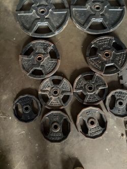 Mixed Weight Plates Set – Weider, Gold's Gym, Marcy