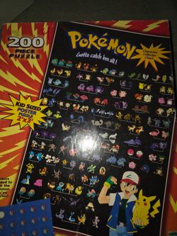 Vintage 1999 Pokemon Puzzle Fully complete