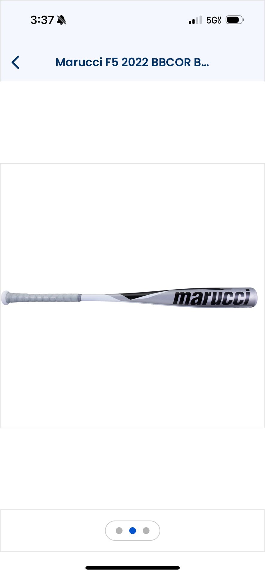 Marucci F5 2022 Bbcor Baseball Bat (-3)