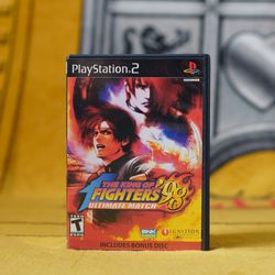 The King Of Fighters '98: Ultimate Match PS2 complete with poster