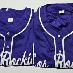2 Los Rockies Jersey Size XL UNISEX