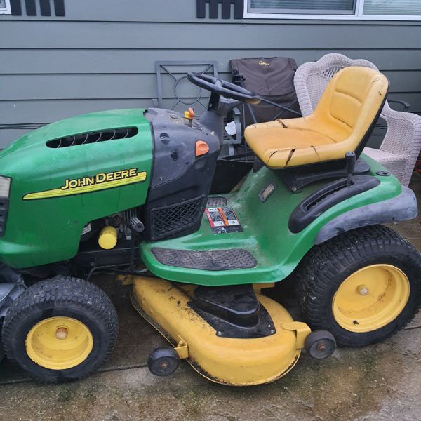 John Deere L120 riding mower 20hpV twin 48inch cut automatic for Sale ...