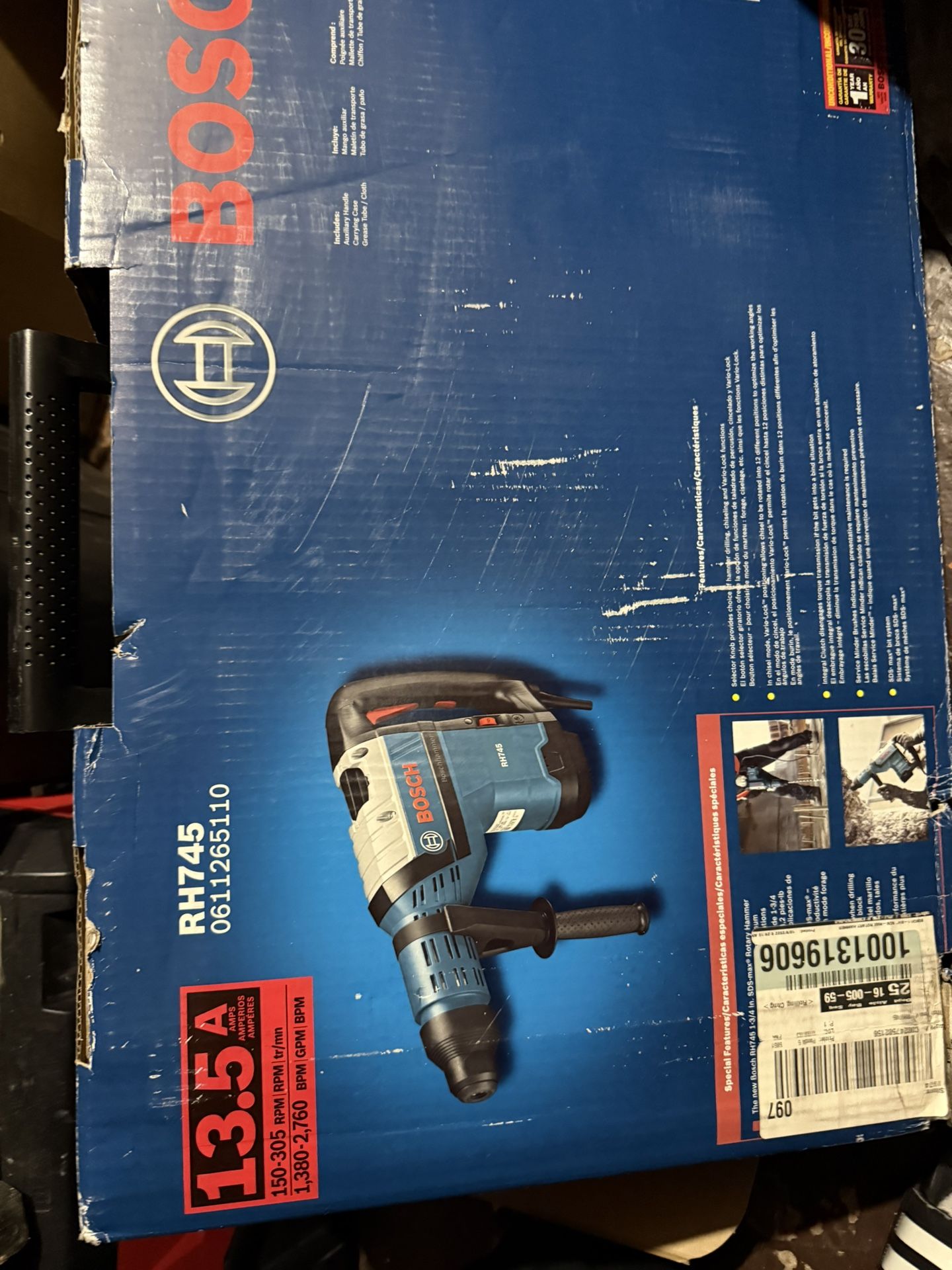 Bosch Concrete/masonry Rotary Hammer Drill