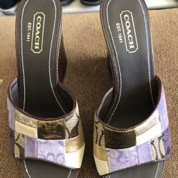 Coach Wedge Women’s Shoes SZ 8.5