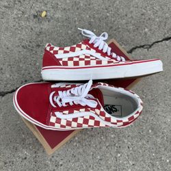 Vans Red Checkers 