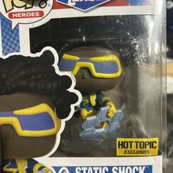 Funko Pop! Static Shock #387 - Hot Topic Exclusive (Vaulted)