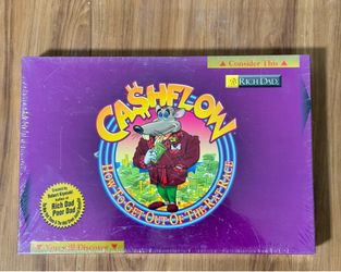 NEW IN PACKAGE — New Cashflow Board Game Rich Dad Poor Dad Investing 101 Robert Kiyosaki Sealed