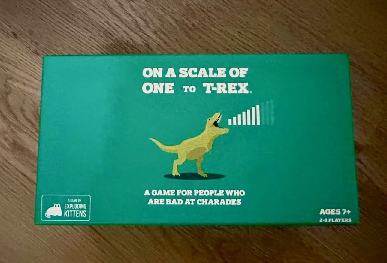 On A Scale of One to T-Rex card game