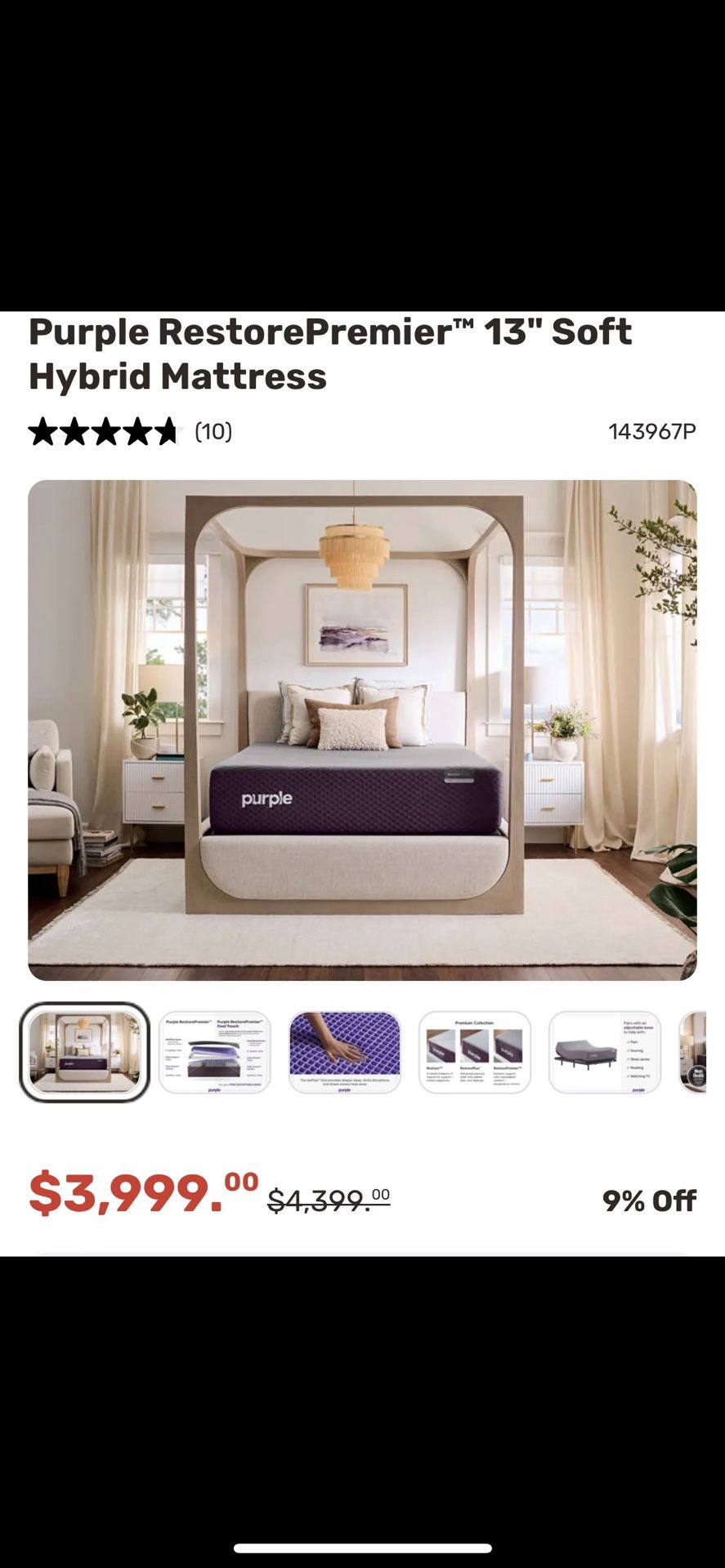 Purple Hybrid Mattress
