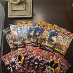 destined rivals x 10, surging sparks x 8, stellar crown x2 