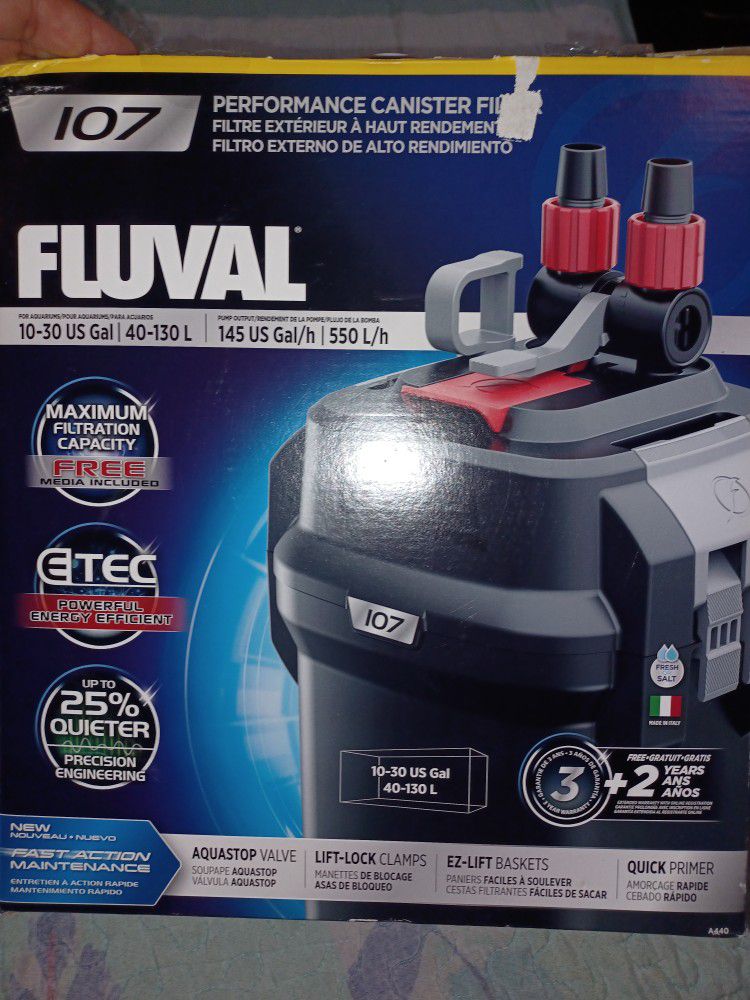 fluval 107 canister filter 