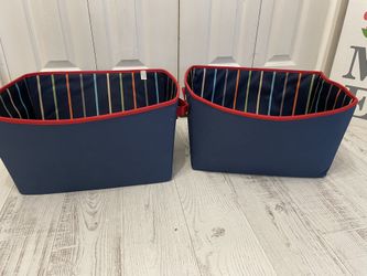 two matching storage bin 18”x 12”x10” pick up at timber dr garner 27529 both for $20