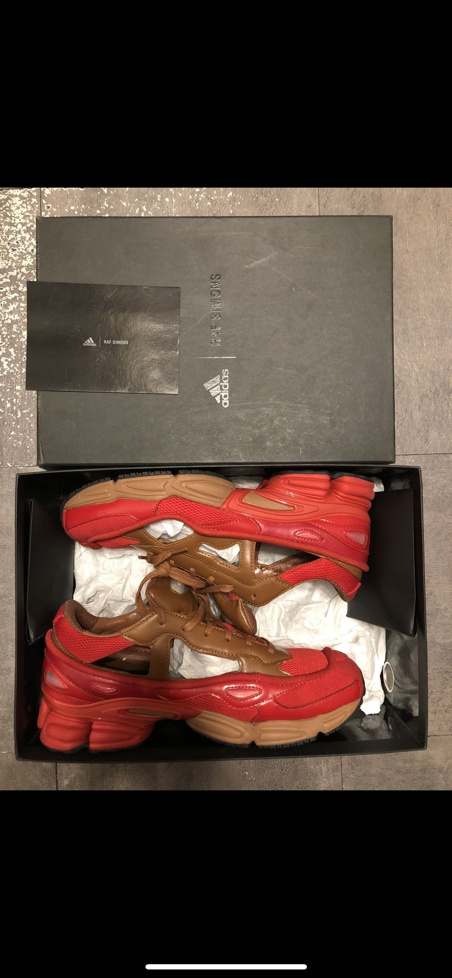 Raf Simons Replicant Ozweego Red/Brown Size 9