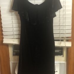 Unique Vintage Black Dress – XL