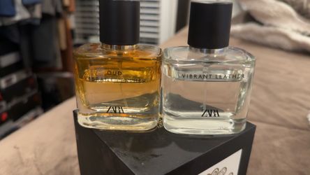 Zara mens cologne vibrant leather/vibrant leather intense