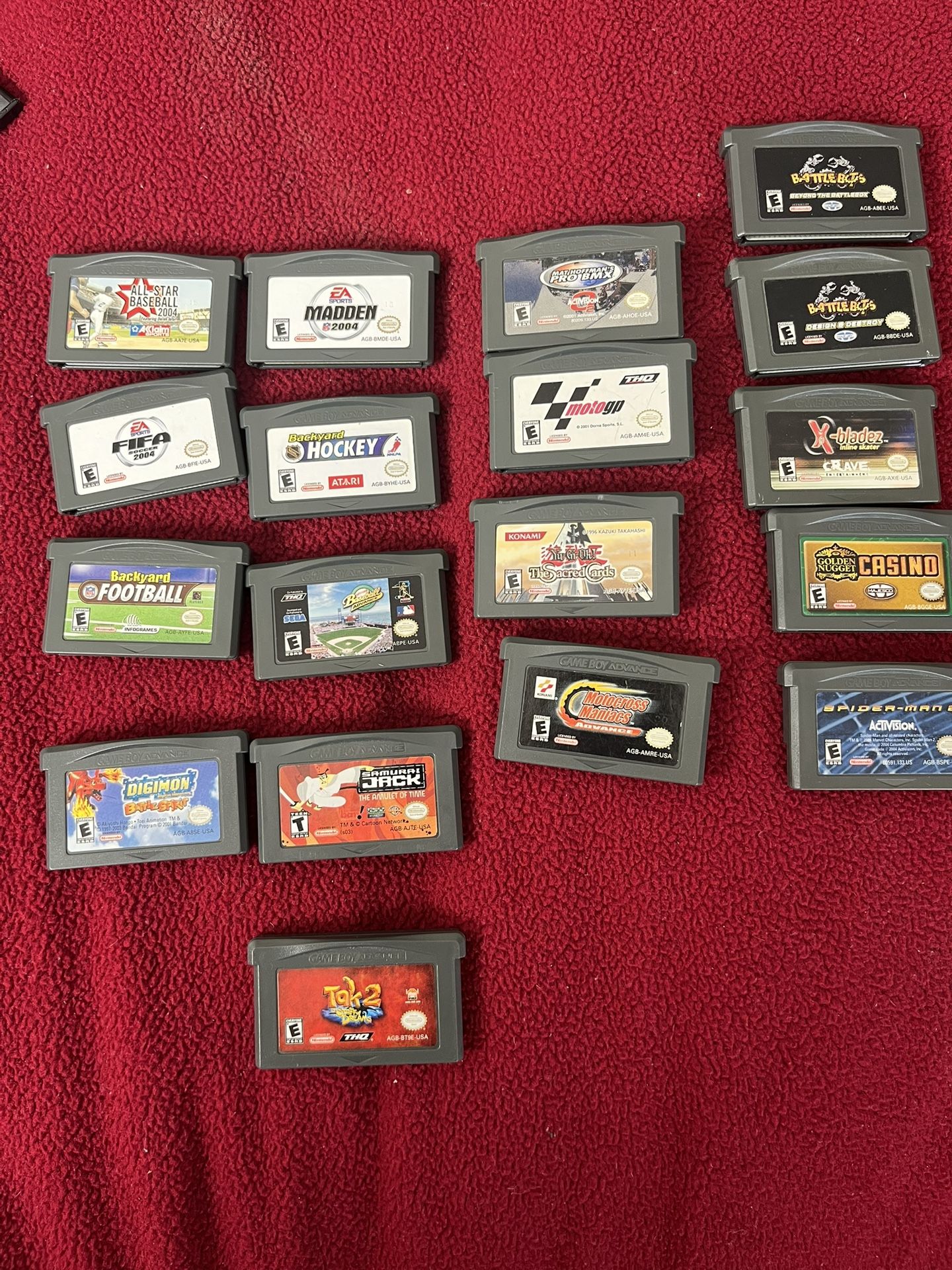 Nintendo games Set Of 16 
