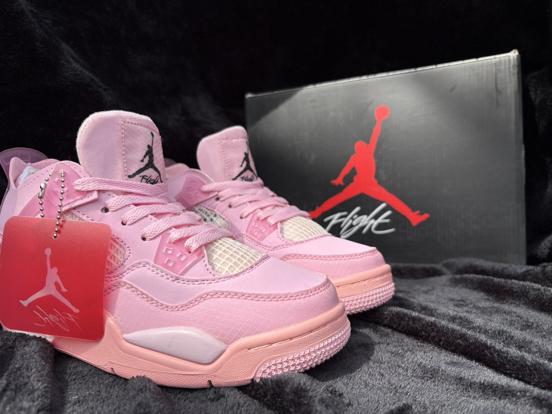 Jordon 4 Air Pink Sail New!!! Size 6.5 Off Whites!!!!