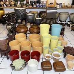 Planters/Pots/Terracotta/Vases/Ceramic Pots/Oriental Vases/Clay Planters ($3 up to $500)