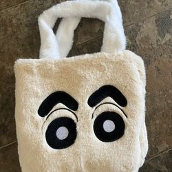 Cute Crayon Shin-chan & Shiro reversible plush Bag