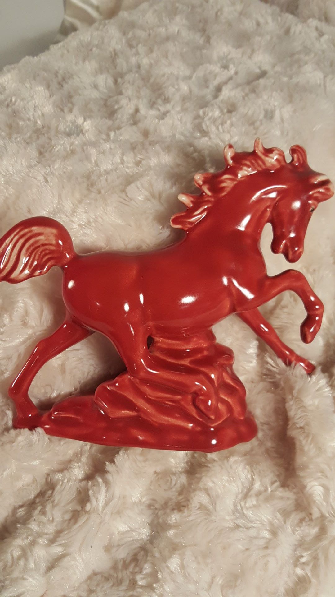 Red Stallion Statue