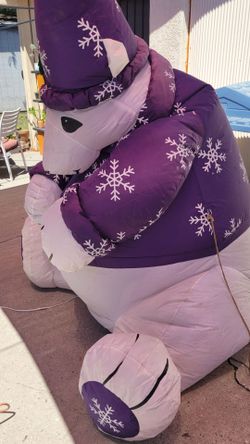 Christmas inflatable bear 6ft