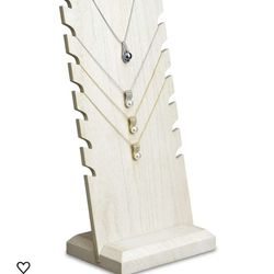 Wood Necklace Display 