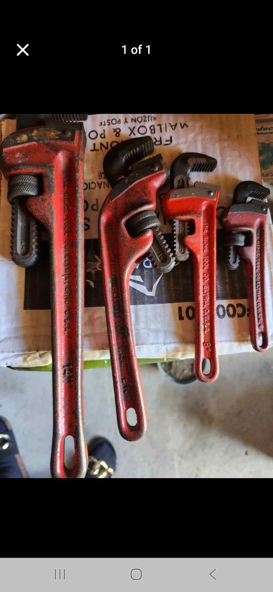 14 " 10" 8" 6" Wrenches 