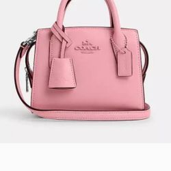 Coach Andrea Mini Leather Carryall Crossbody 