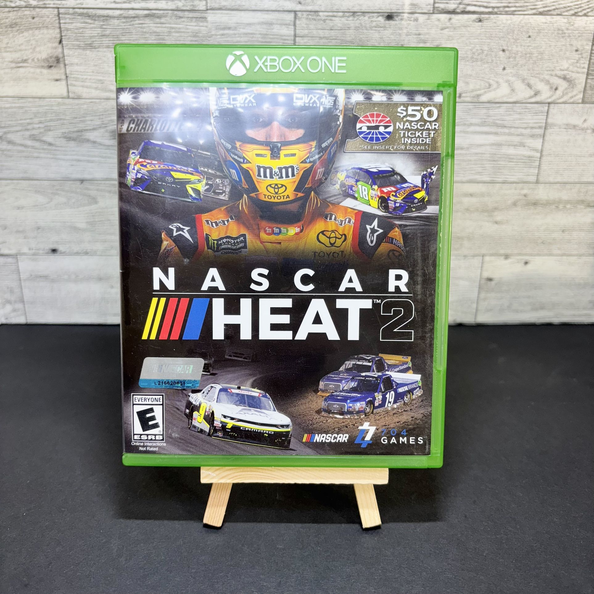 XBOX ONE NASCAR HEAT 2 TWO II GAME COMPLETE CIB RACING Tested