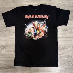 Iron Maiden The Trooper Album Cover Band Tee Men’s Size Medium