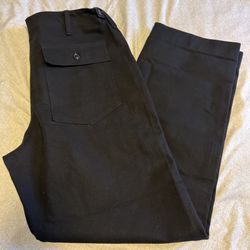 Filson Size 40 X 32 Field Supply Pants Used Men Black Canvas USA (contact info removed)9