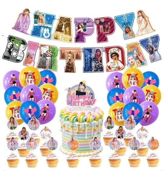 Taylor Swift Party Decorations Set