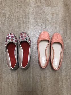 Flat belly shoes. Both for $10
