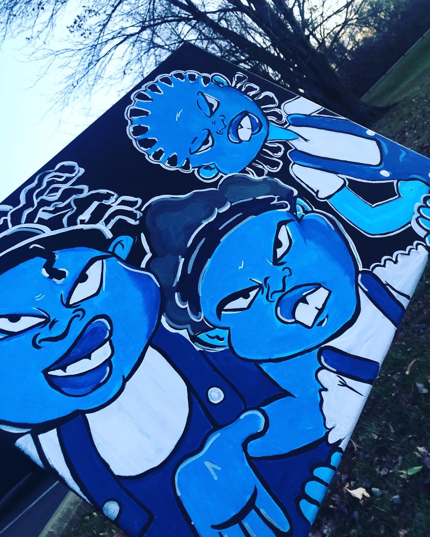 The Gross Sisters Painting