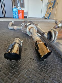 2025 Dodge 1500 Big Horn Cat-Back Exhaust - Black Tips