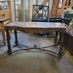 Carved Wooden Desk 1895