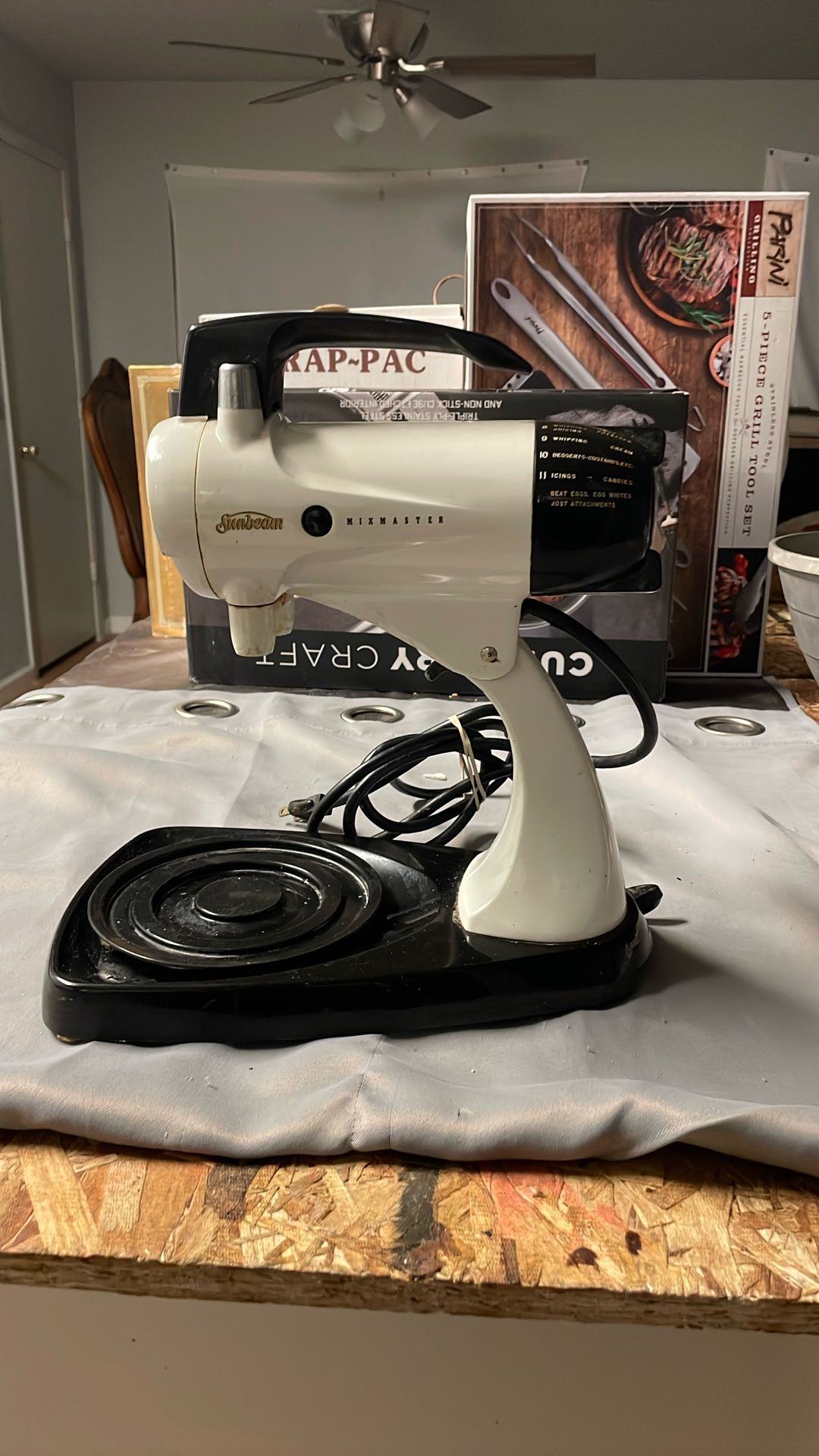 Vintage Sunbeam Mixmaster (Works, Needs Bowl/Beaters) – $35 OBO