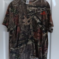 Mossy Oak Camouflage Tshirt Size Xl