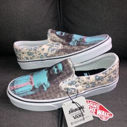 Vans Slip-On House of Terror-  The Shining Twins Sz M9 W10.5