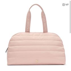 Victoria's Victoria Secret PINK QUILTED Duffle VS Overnight TOTE Handbag BAG