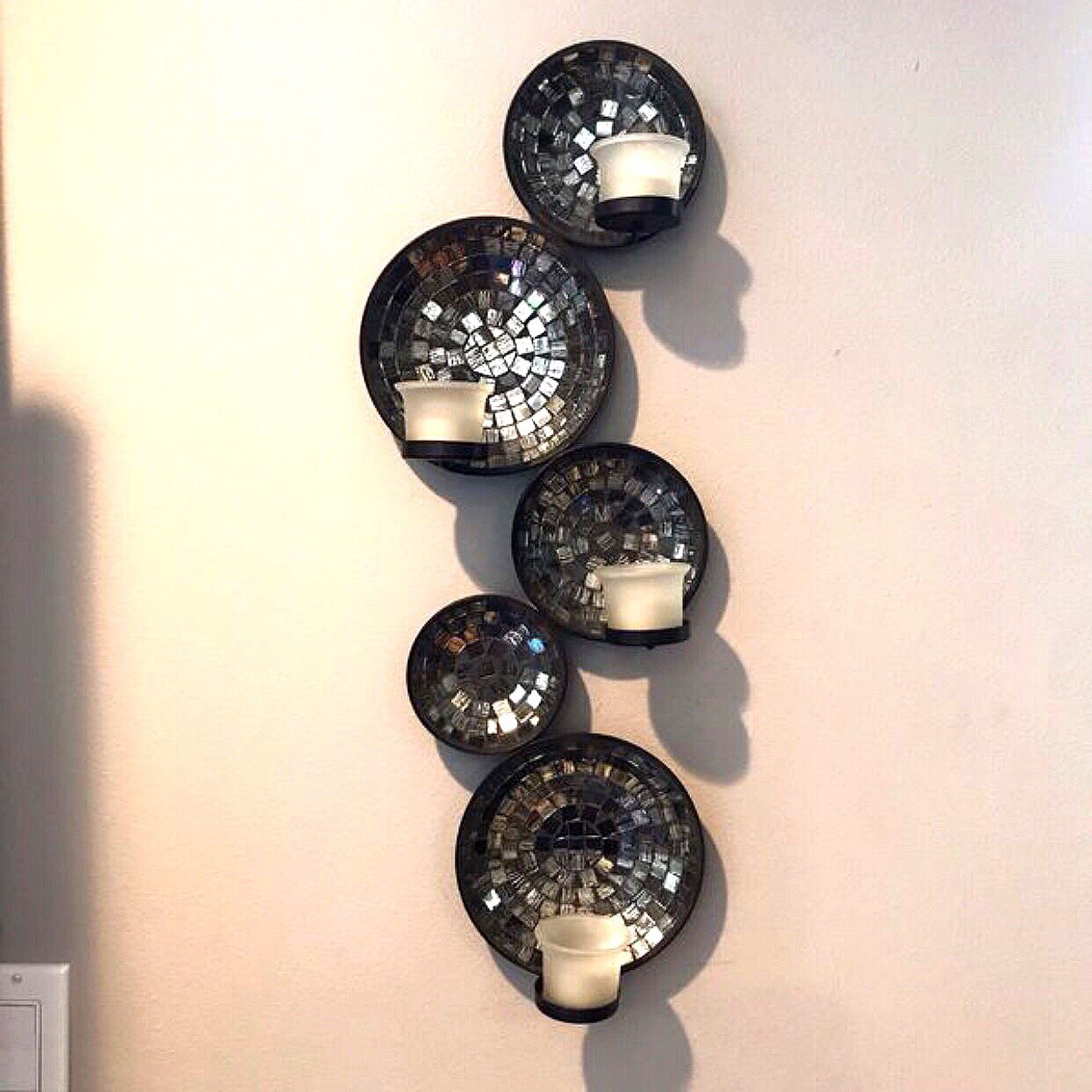 Mirrored Wall Mounted Candle Votive