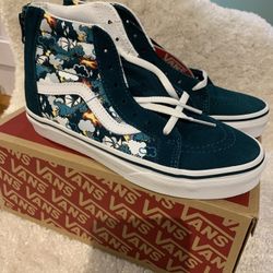 New Vans Sneakers 👟 Unixes Size 3  Green Color Glow On The Dark