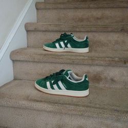 Green And White Adidas