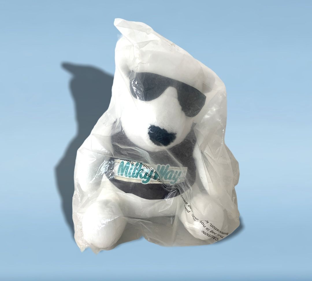 Milky Way Candy Bar Plush Polar Bear 1996 White With Sunglasses Mars 1996