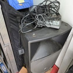 Speaker, Mixer, Cables
