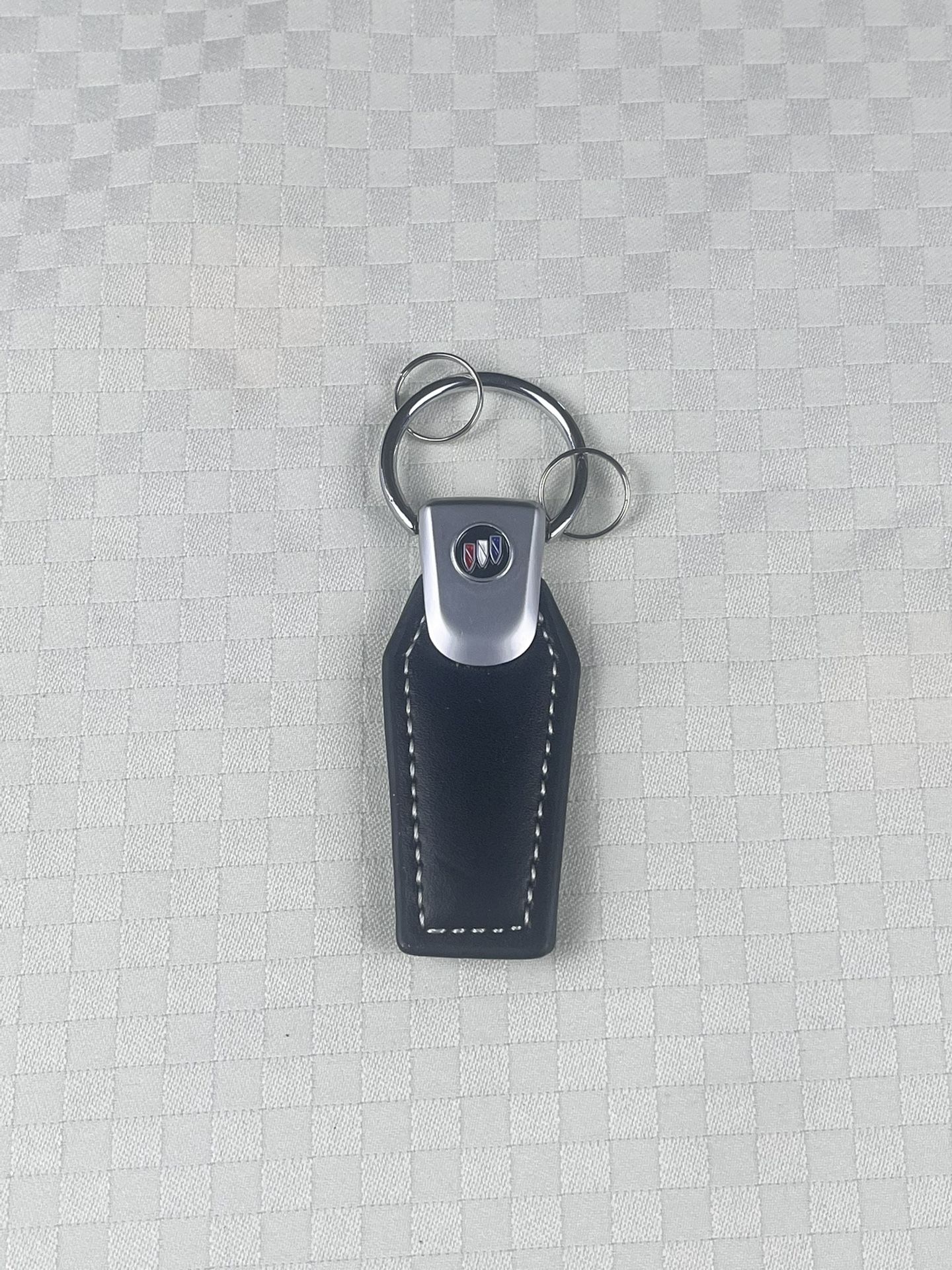 Buick Sport Leather Car Home Key Nameplate Key Keychain Ring Strap