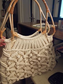 Bohemian Macrame purse