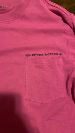 Chrome Hearts Pink Pocket T-Shirt